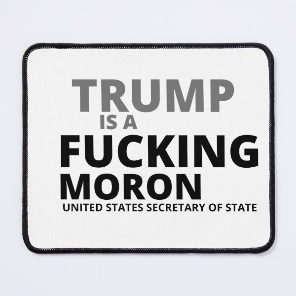 Item preview, TRUMP IS A FUCKING MORON designed and sold by selly1232.