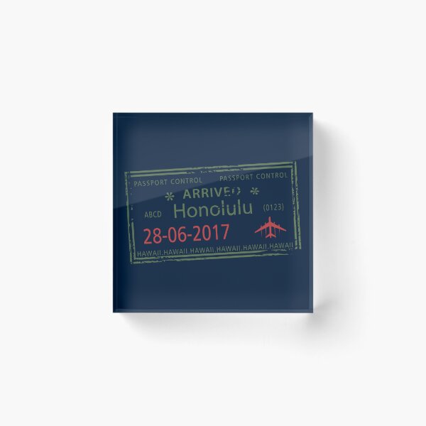 Item preview, Hawaii - Passport Stamp designed and sold by Sejmen.