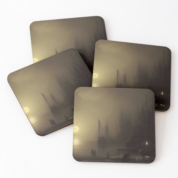 Item preview, Harbor at Midnight designed and sold by MonatheExplorer.