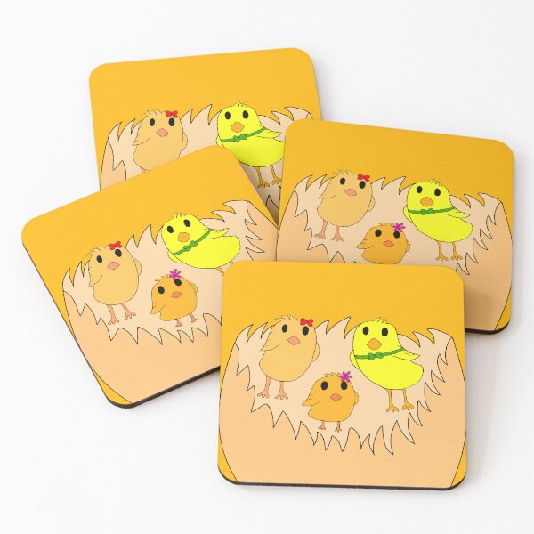 Item preview, Cute chicken family at your door designed and sold by Darkies-store.