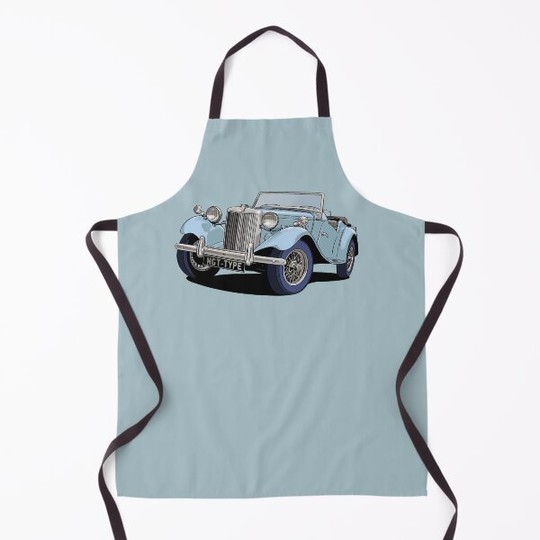 Item preview, MG T Type British Classic Car in light blue designed and sold by Webazoot Industries - Car Art.