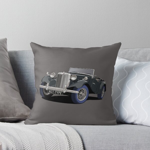Item preview, MG T Type British Classic Car in black designed and sold by Webazoot Industries - Car Art.