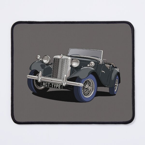 Item preview, MG T Type British Classic Car in black designed and sold by Webazoot Industries - Car Art.