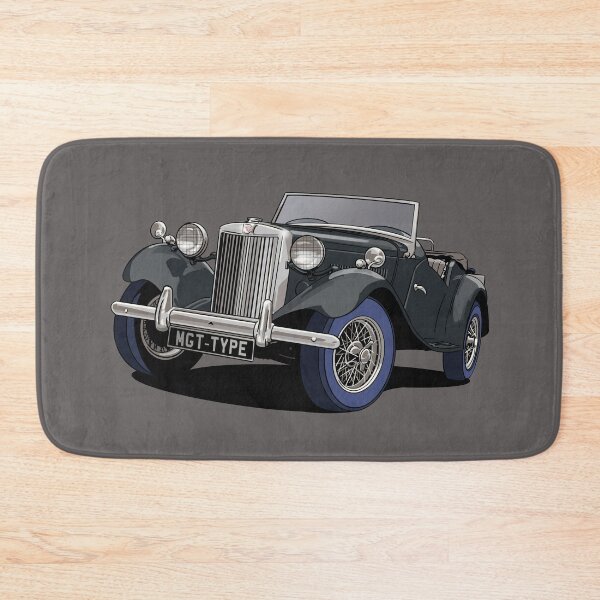 Item preview, MG T Type British Classic Car in black designed and sold by Webazoot Industries - Car Art.