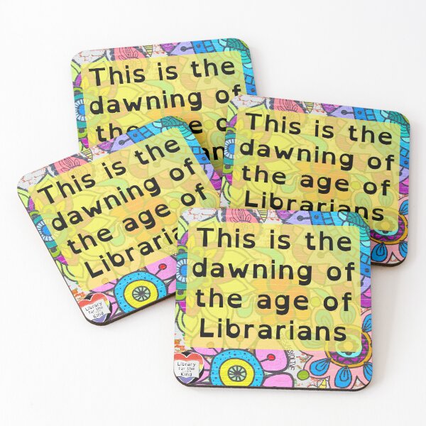 Item preview, Dawning of Librarians designed and sold by Library for the Kind.