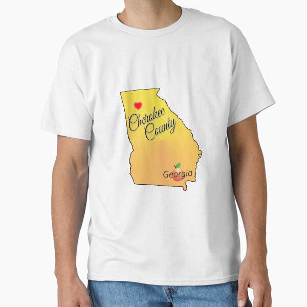 Cherokee County Georgia Heart Classic T-Shirt