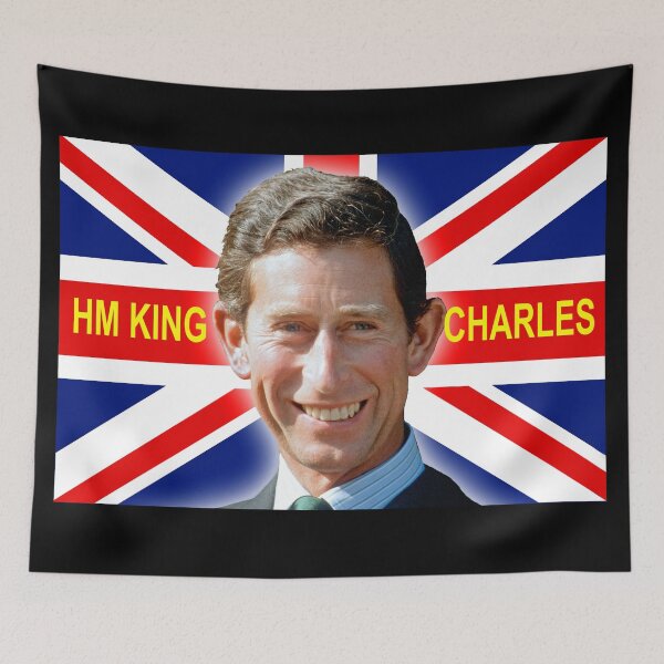 Item preview, HM King Charles III Union Jack Flag. Professional Photo HD designed and sold by Picturestation.