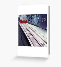 Underground Blues Greeting Card