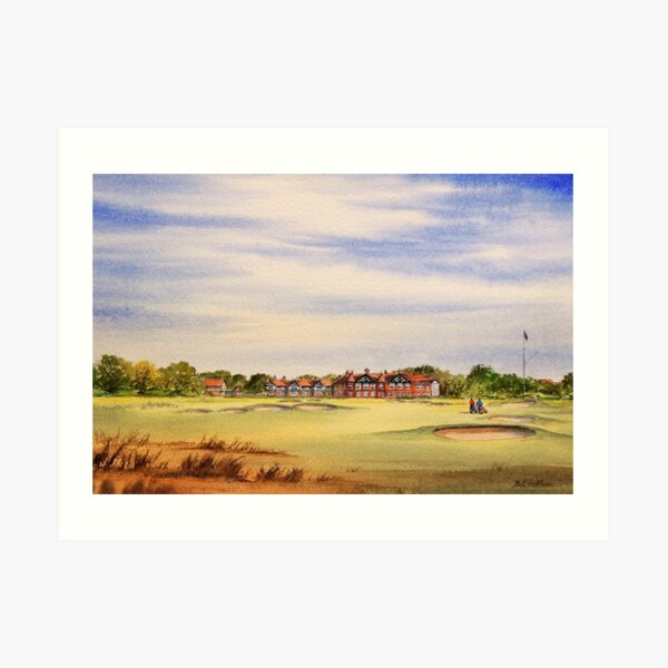 Royal Lytham And St Annes 18Th Hole Art Print