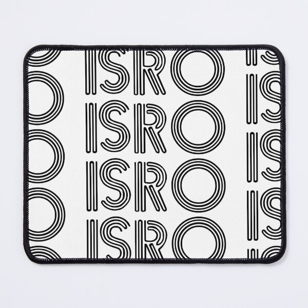 Item preview, ISRO Unofficial Logo Black Letters designed and sold by InfinityStudios.