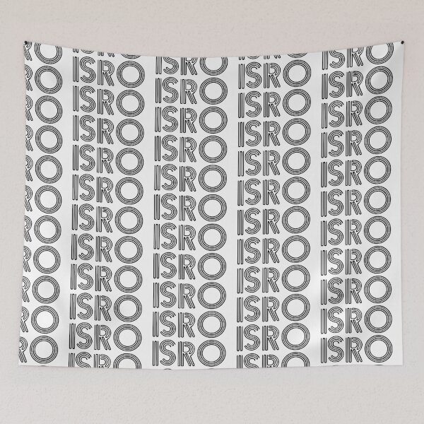 Item preview, ISRO Unofficial Logo Black Letters designed and sold by InfinityStudios.
