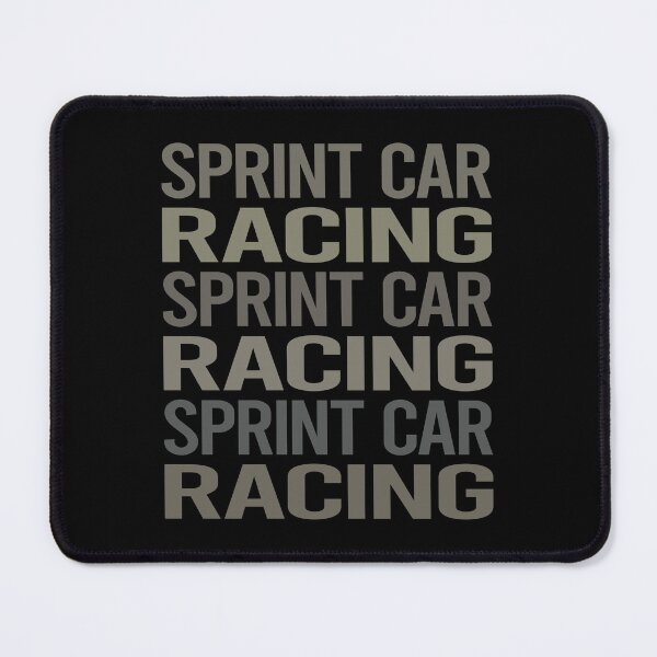 Item preview, Gray Text Art Sprint Car Cars Racing designed and sold by TarynBrown3126.