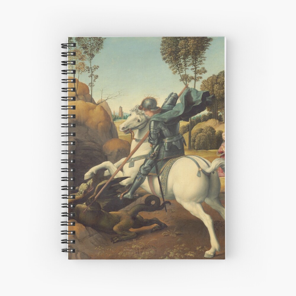 Raphael Saint George and the Dragon Wall Art Poster Print