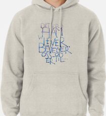 Det er i ham vi lever Pullover Hoodie