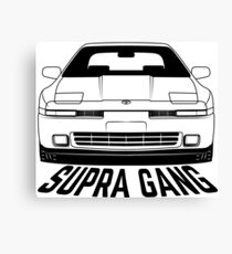 Toyota Supra Mk3 Gang Shirts Canvas Print