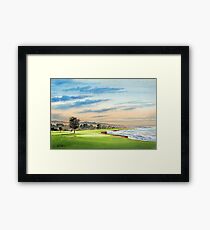 Pebble Beach Golf Course 18Th Hole Framed Print