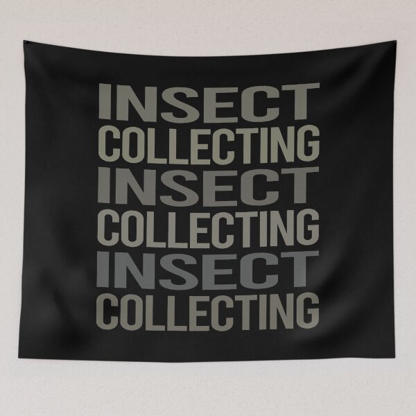 Item preview, Gray Text Art Insect Collecting designed and sold by TarynBrown3126.
