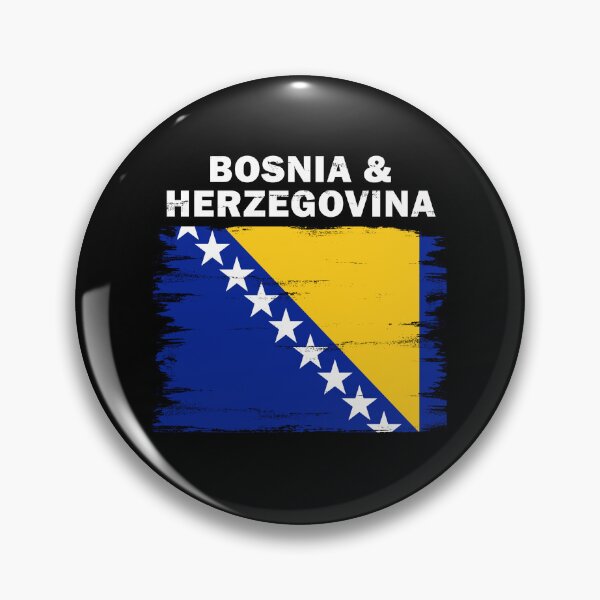Item preview, Bosnia _ Herzegovina Flag National designed and sold by rafaeltto.