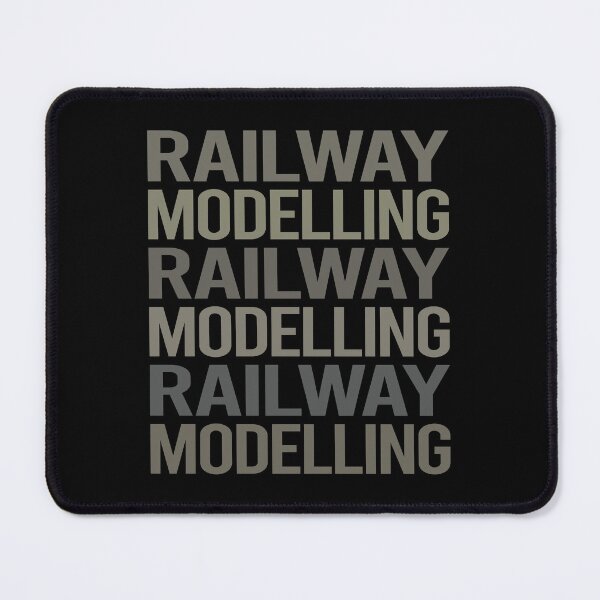 Item preview, Gray Text Art Railway Modelling Model Railroading Train Trains designed and sold by TarynBrown3126.
