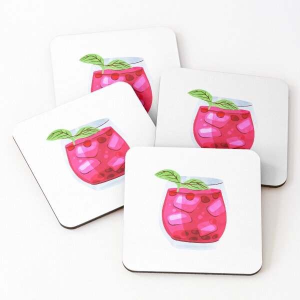 Item preview, pink cute coctail designed and sold by artbyrosse.