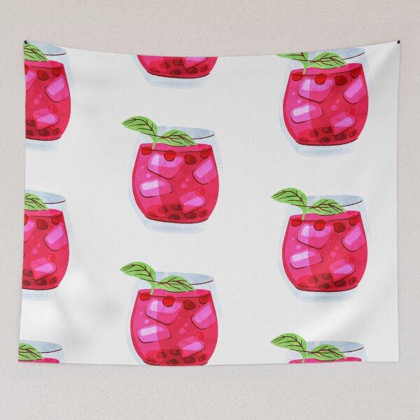 Item preview, pink cute coctail designed and sold by artbyrosse.