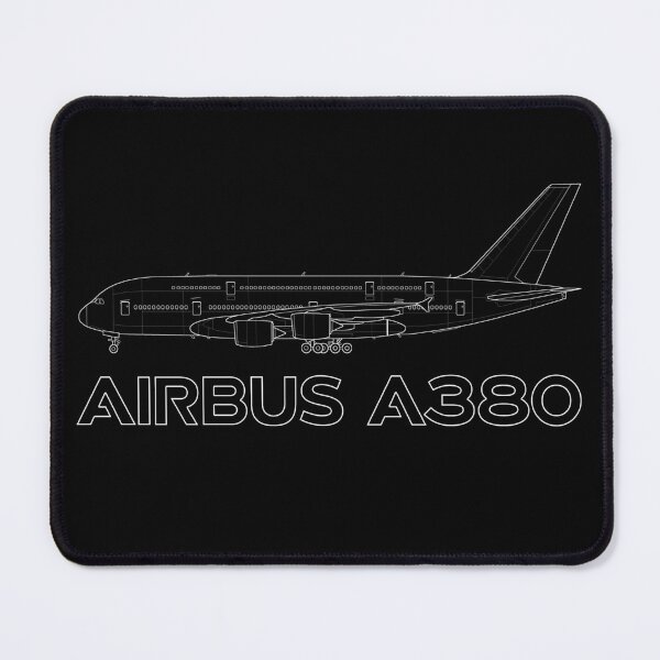 Item preview, Airbus A380-800 White Outline designed and sold by Avi8orGear.