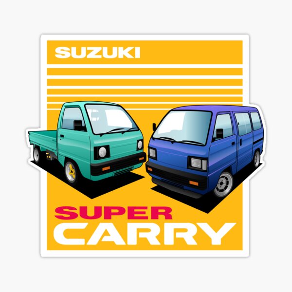 Suzuki SUPER Carry Sticker for Sale by teammightyboy