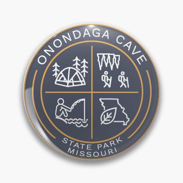 Item preview, Onondaga Cave State Park Heraldic Logo designed and sold by VanyaKar.