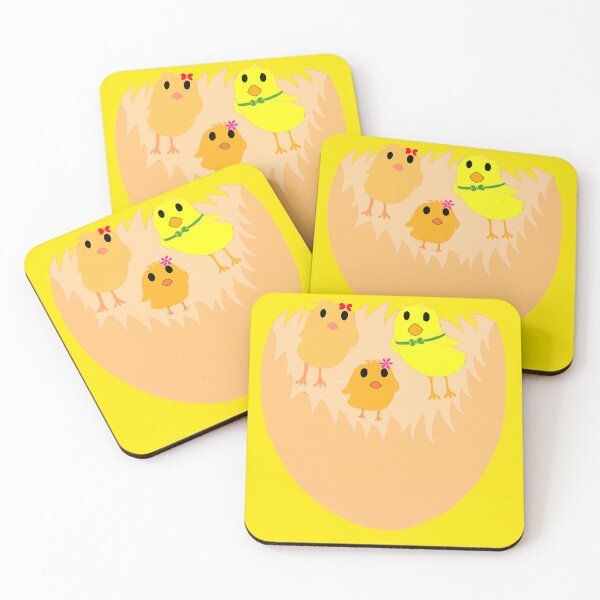 Item preview, Cute chicken family at your door designed and sold by Darkies-store.