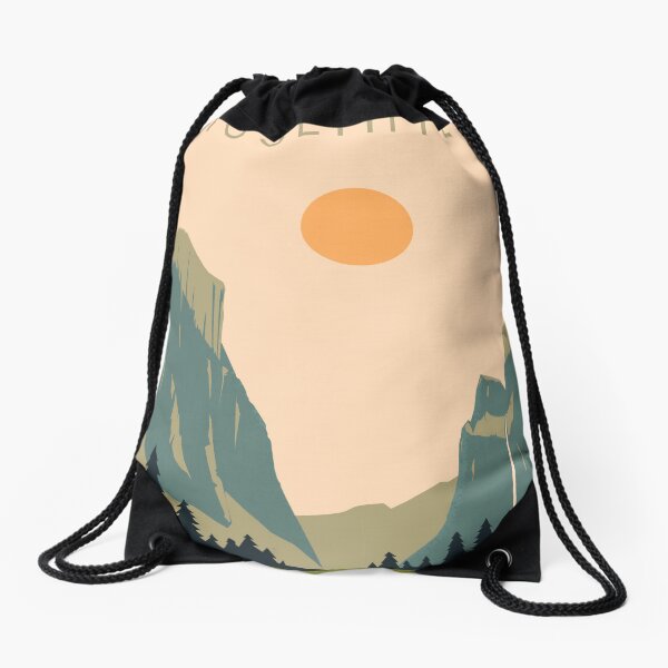 Yosemite National Park Drawstring Bag