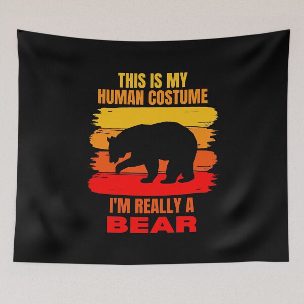 Item preview, This is my Human Costume, I'm Really a Bear designed and sold by ACC .