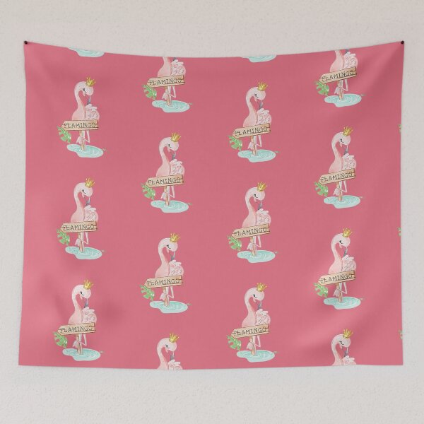 Item preview,  Queen of all flamingoes | gift for bird lovers | flamingo design designed and sold by Arteartz.