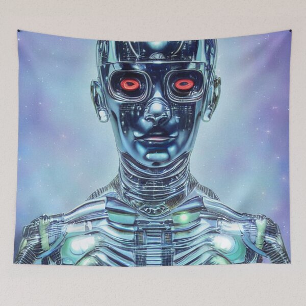 Item preview, Robot with red eyes designed and sold by Girih.