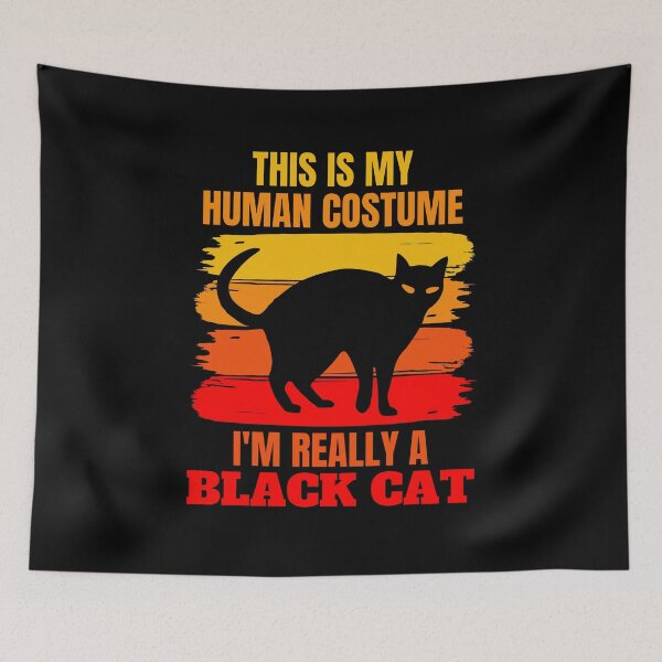 Item preview, This is my Human Costume, I'm Really a Black Cat designed and sold by ACC .