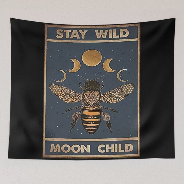 Item preview, Stay Wild Moon Child( Bee Phase) designed and sold by Rita Hamdan.