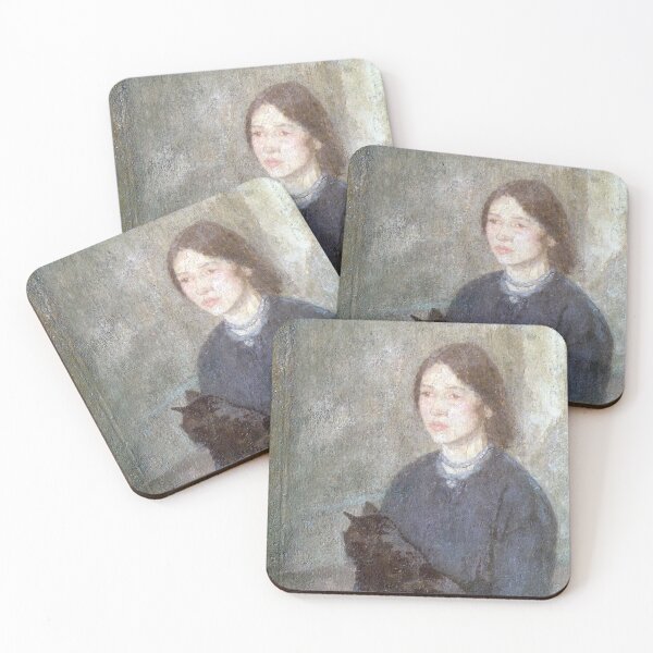 Item preview, Young Woman Holding a Black Cat - Gwen John - c. 1920 designed and sold by goodimpressions.