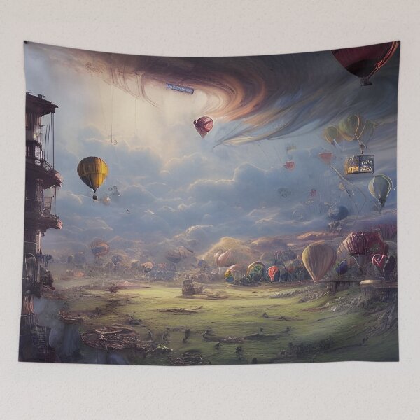 Item preview, Balloon in a Storm designed and sold by LyndiiLoubie.