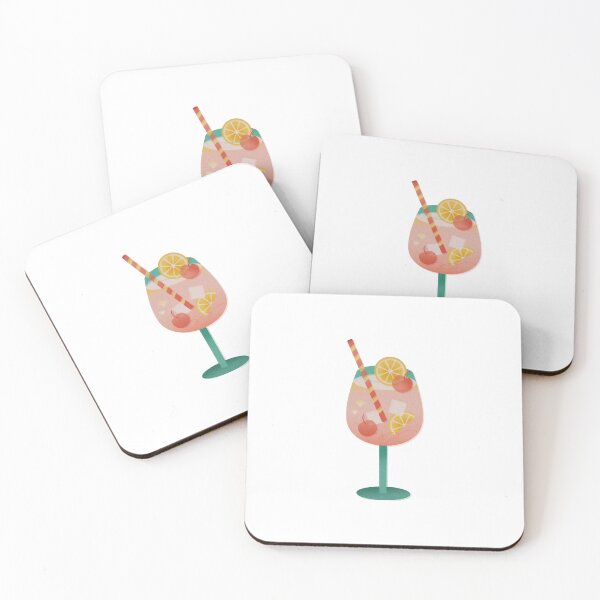 Item preview, cute pink coctail designed and sold by artbyrosse.