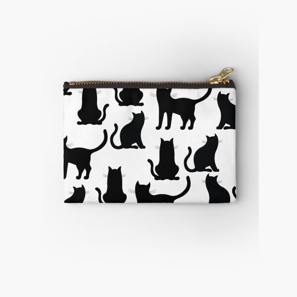 Item preview, Black cat seamless pattern designed and sold by ketkidesign.