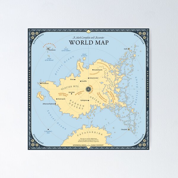 Item preview, Apophenia World Map designed and sold by alphadesigner.