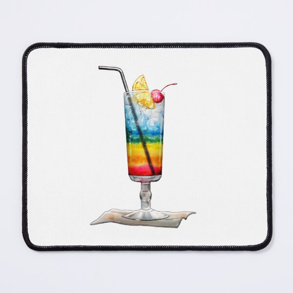 Item preview, rainbow coctail designed and sold by artbyrosse.