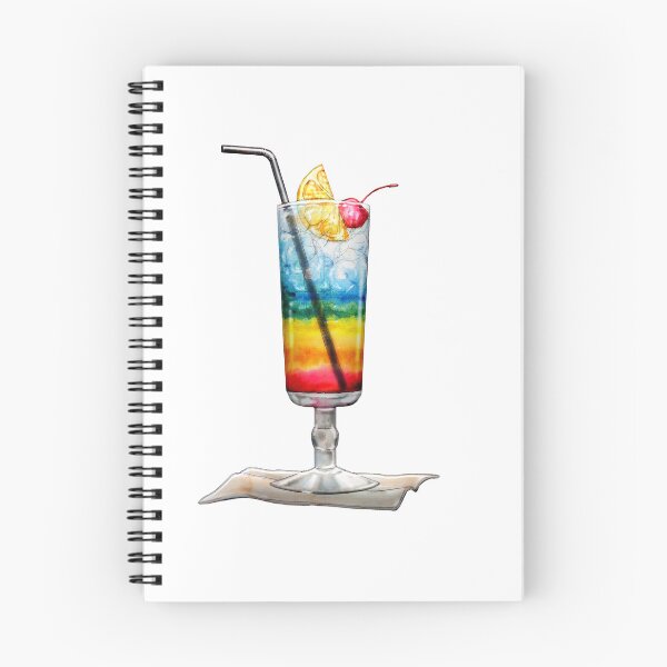 Item preview, rainbow coctail designed and sold by artbyrosse.