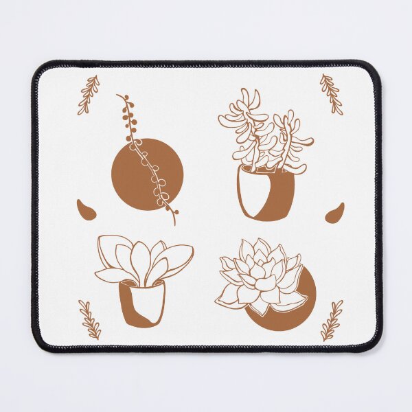 Item preview, Terracotta succulent illustration  designed and sold by ONLINE DISTRICT.