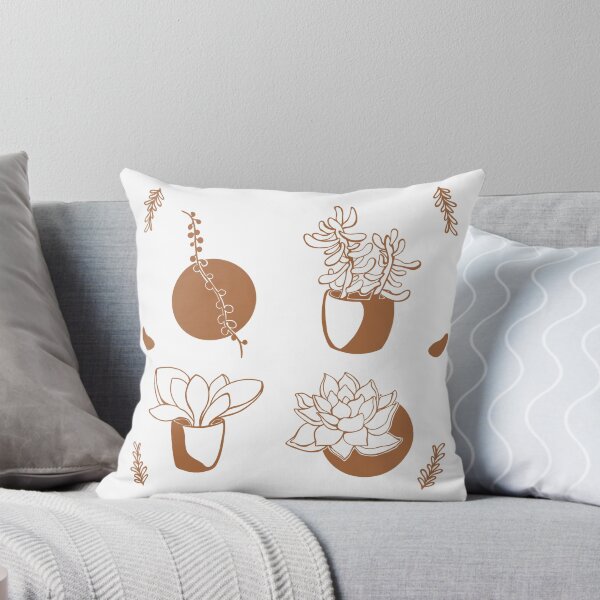 Item preview, Terracotta succulent illustration  designed and sold by ONLINE DISTRICT.
