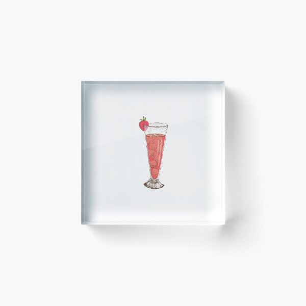 Item preview, strawbary coctail designed and sold by artbyrosse.
