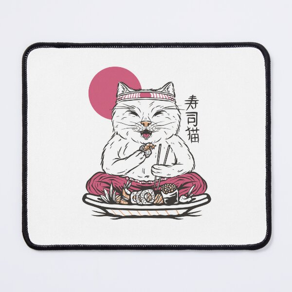 Item preview, Cat eats sushi designed and sold by DerSenat.
