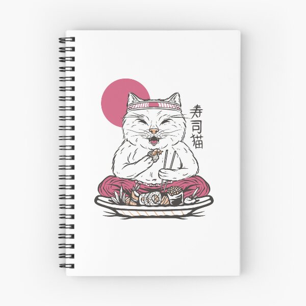 Item preview, Cat eats sushi designed and sold by DerSenat.