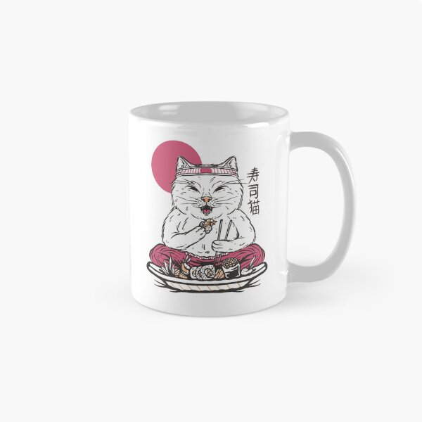 Item preview, Cat eats sushi designed and sold by DerSenat.