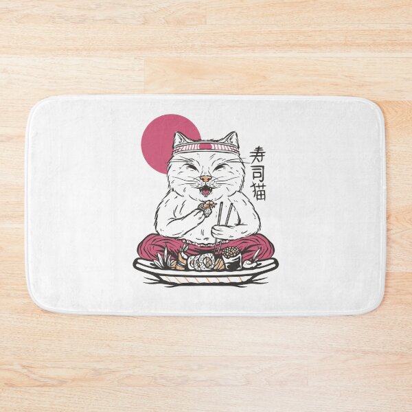 Item preview, Cat eats sushi designed and sold by DerSenat.
