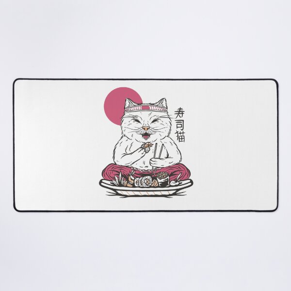 Item preview, Cat eats sushi designed and sold by DerSenat.
